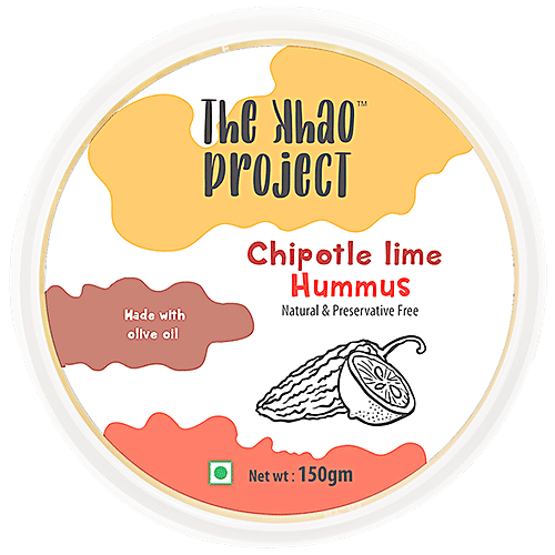 Buy The Khao Project Hummus Dip/Spread Chipotle Lime, Healthy Low