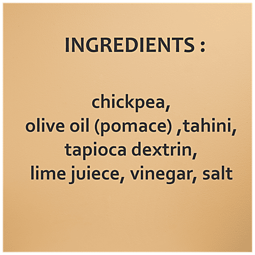 The Khao Project Classic Hummus Dip/Spread - No Onion No Garlic, Vegan, Tasty & Healthy Low-calorie Snack, 150 g