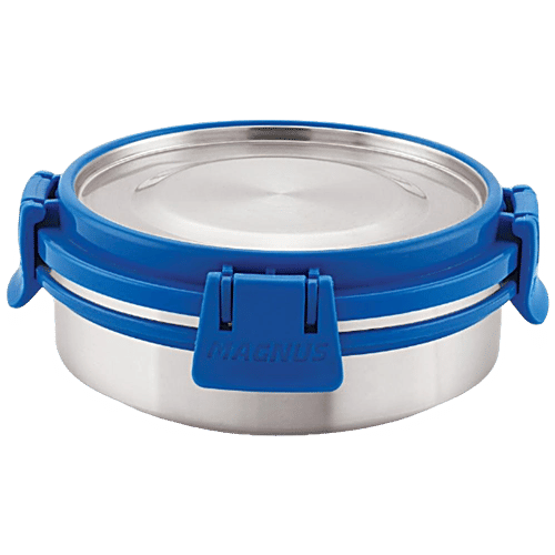 Magnus Deluxe Chocolate No. 3 Stainless Steel Container - Detachable Clip Lock, Leakproof Container, Stackable Design, 9300, 260 ml  