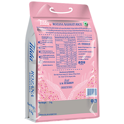 Buy Tilda Rozana Basmati Rice NonGMO, Vegan, NonSticky, Fluffy