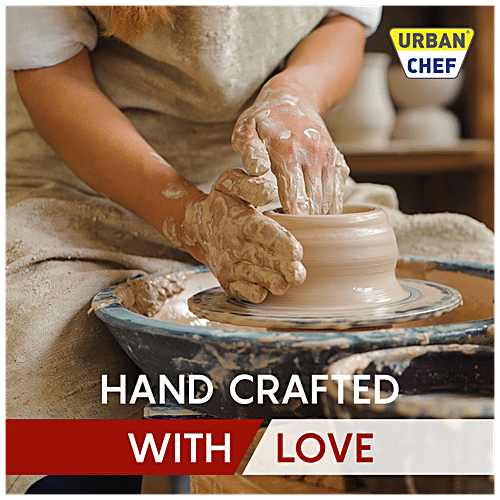 Urban Chef Prism Ceramic Coffee Mug - Mustard, Handcrafted, Shine Matte, Microwave Safe, 225 ml  