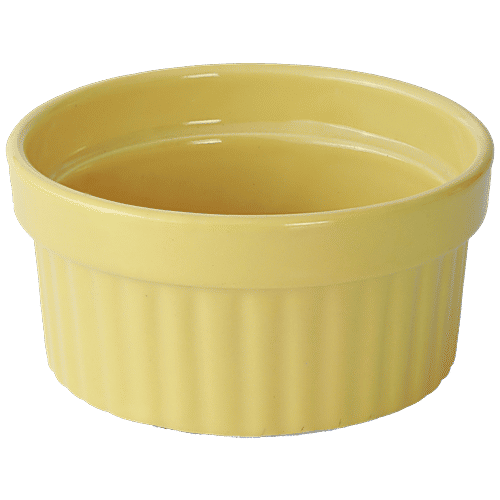 Buy Urban Chef Ceramic Ramekin Bowl Yellow, Microwave & Dishwasher