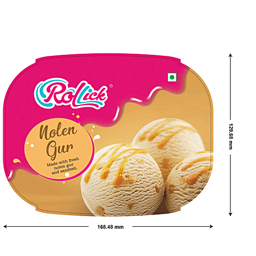 Rollick Nolen Gur Frozen Dessert, 750 ml Tub 