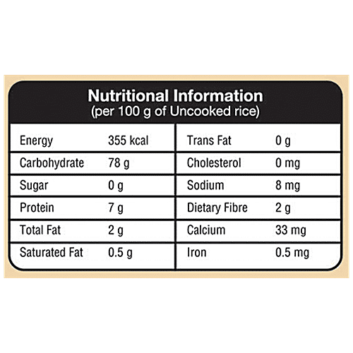 Daawat Lachkari Wada Kolam Rice, 5 kg  