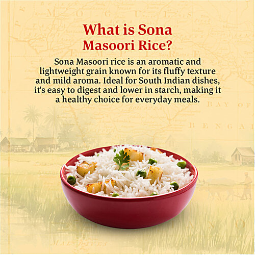 Daawat Sona Masoori Rice, 5 kg