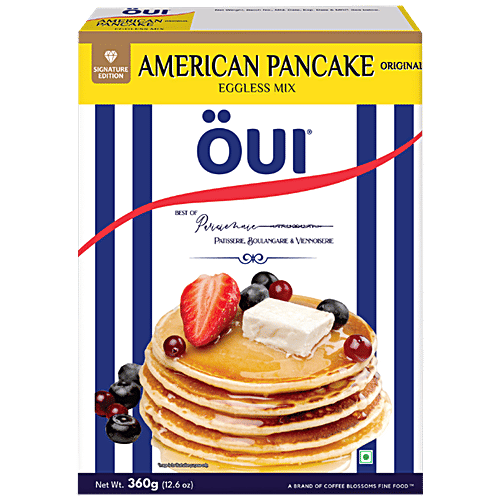 Buy OUI American Eggless Pancake Mix Original, Signature Edition