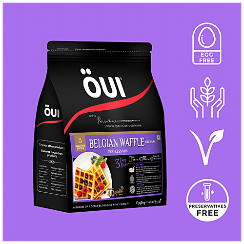 Buy OUI Belgian Waffle Eggless Mix Original, Signature Edition, Super