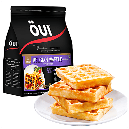 Buy OUI Belgian Waffle Eggless Mix Original, Signature Edition, Super