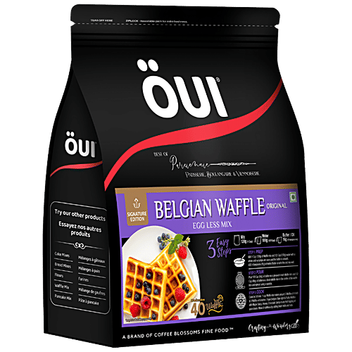 Buy OUI Belgian Waffle Eggless Mix Original, Signature Edition, Super
