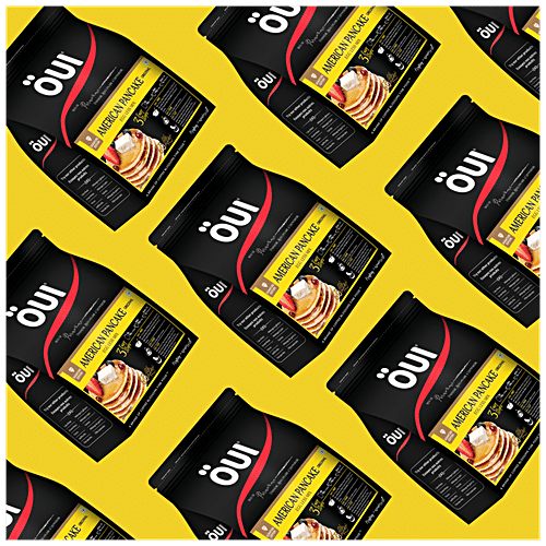 OUI American Eggless Pancake Mix - Original, Signature Edition, Super Soft, Fluffy, 1 kg