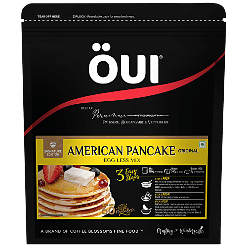Buy OUI American Eggless Pancake Mix Original, Signature Edition