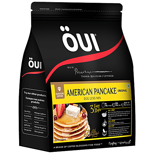 Buy OUI American Eggless Pancake Mix Original, Signature Edition