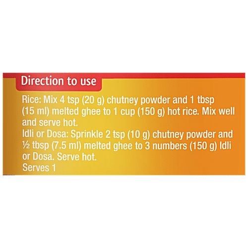 MTR Kandi Podi - Chutney Powder, Source Of Protein, 100 g