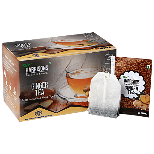 Buy Harrisons' Teatown Black Ginger Tea Builds Immunity & Improves