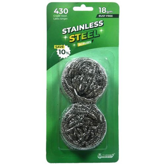 Buy Three9 Industry Stainless Steel Scrubs Rust Free, Long Lasting