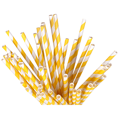 Buy Nabhas Disposable Paper Straw EcoFriendly, 8 Inch, 10 mm