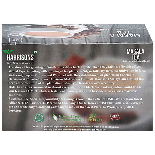 Buy Harrisons Malayalam Limited Masala Tea Enriched With Natural