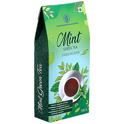 Buy Harrisons Malayalam Limited Mint Green Tea Stress Reliever Online