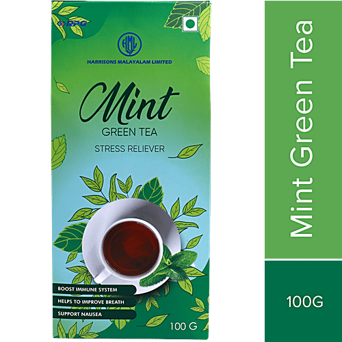 Buy Harrisons Malayalam Limited Mint Green Tea Stress Reliever Online