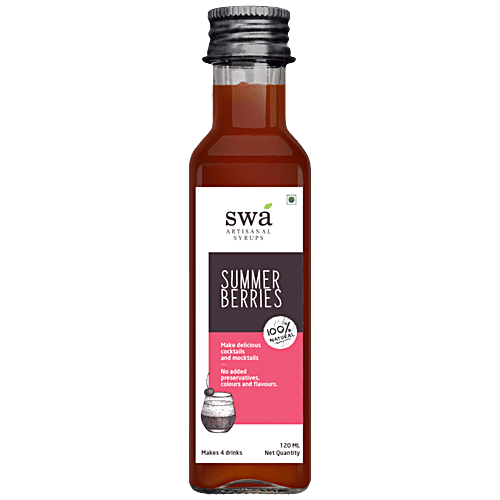 Buy Swa Artisanal Syrups Summer Berries For Cocktails & Mocktails 100
