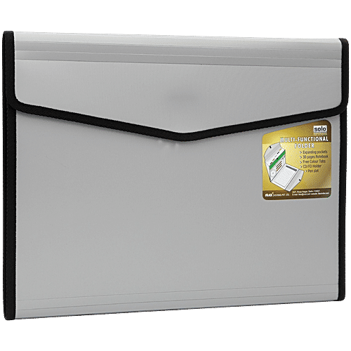 Solo EF-886 Executive Portfolio Folder - 6 Section With Pad, Notebook, Business Cards & Pen Slot, 1 pc  