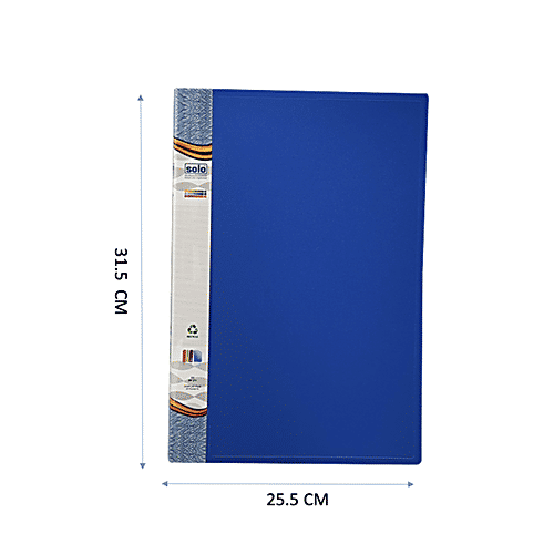 Solo BC807 Business Cards Holder - Album Style With Pockets 500 Cards, 10 Separators, 1 pc  