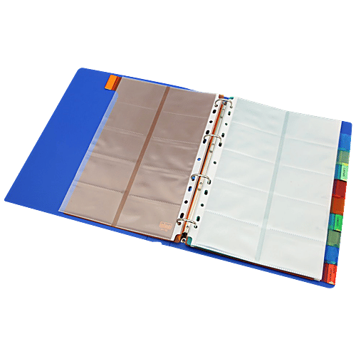 Buy Solo Business Cards Holder File Type, Album Style With Pockets