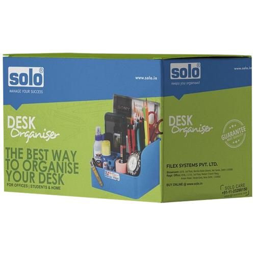 Solo Desk Organizer PBL - Stationery Storage Tidy Desk Organizer Box, 1 pc  