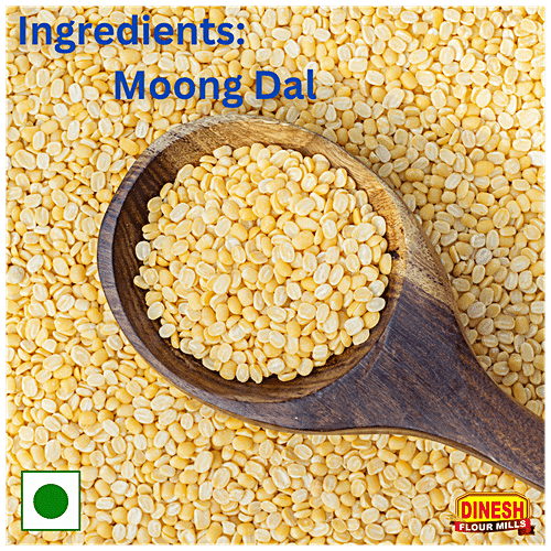 Dinesh Flour Mills Moong Dhuli/Moong Dal Washed Split Dal - Unpolished, 500 g