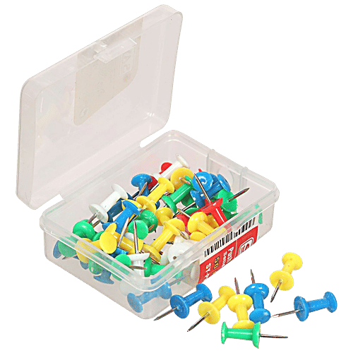 Saya Push Pins - Rust-Proof, Durable, Solid Colour, 50 pcs  