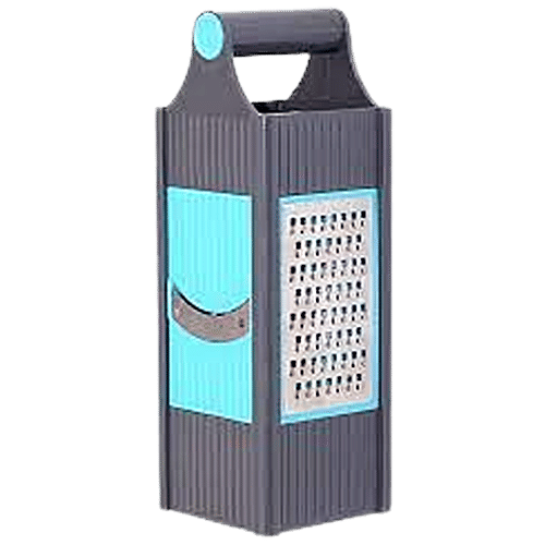 Ambition Square Slicer & Grater - Stainless Steel Blades, Plastic Body, For Home & Kitchen, 1 pc