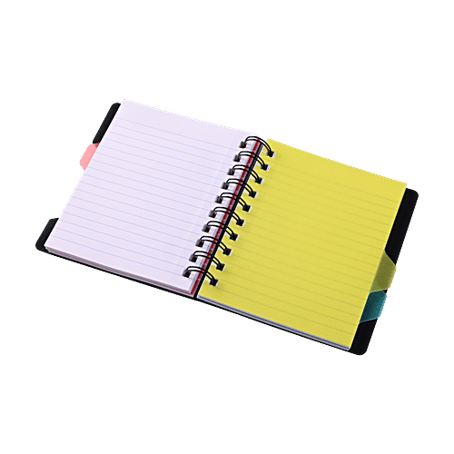 Luxor A6 Ruled Premium Notebook - Spiral Binding, 240 Pages, 1 pc  