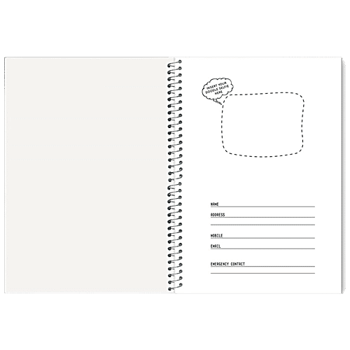Luxor Premium Exercise Notebook - Ruled, Single Line, Spiral Binding, 240 mm x 180 mm, 300 Pages, 1 pc