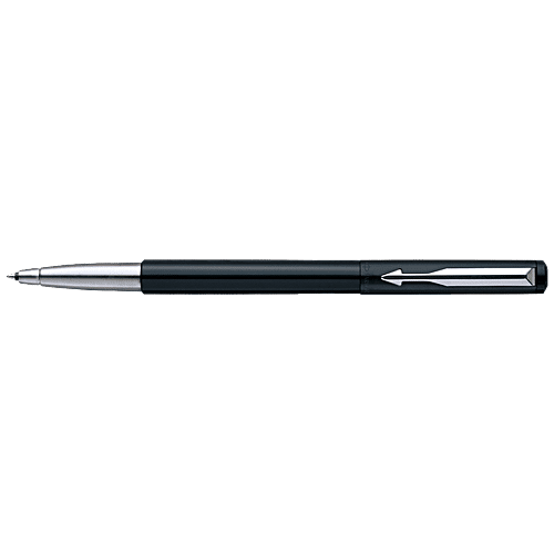 Buy Parker Roller Ball Pen Chrome Trim, Blue, Vector Standard, Writes