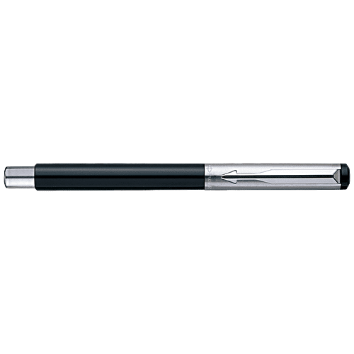 Buy Parker Vector Metallix Fountain Pen Refillable, Black Body, Fine