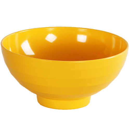 Buy Iveo Melamine Snack/Cornflakes Bowl Yellow, High Quality, Break