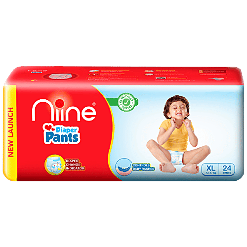 Buy Niine Baby Diaper Pants With Diaper Change Indicator, Controls