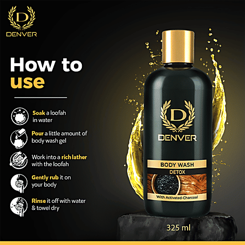 Buy Denver Detox Body Wash With Activated Charcoal Online at Best