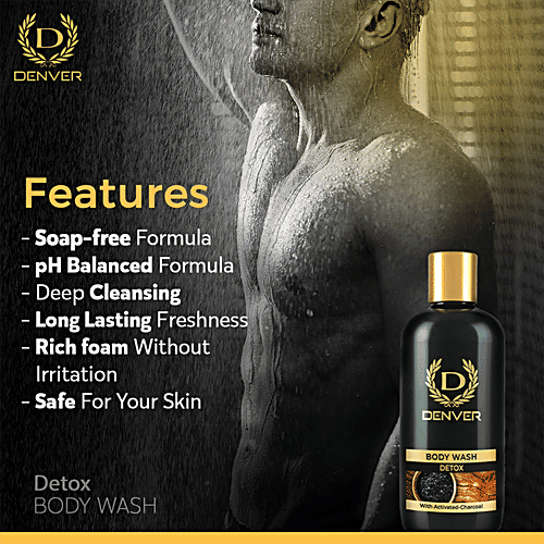 Buy Denver Detox Body Wash With Activated Charcoal Online at Best