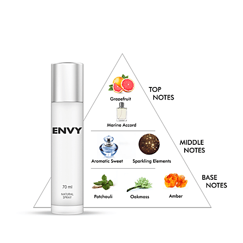Envy Natural Spray - Aromatic Fragrance, For Women, 70 ml  