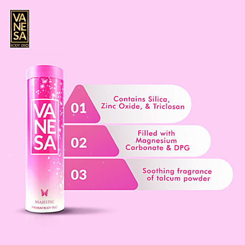 Vanesa Majestic Talc, 300 g  