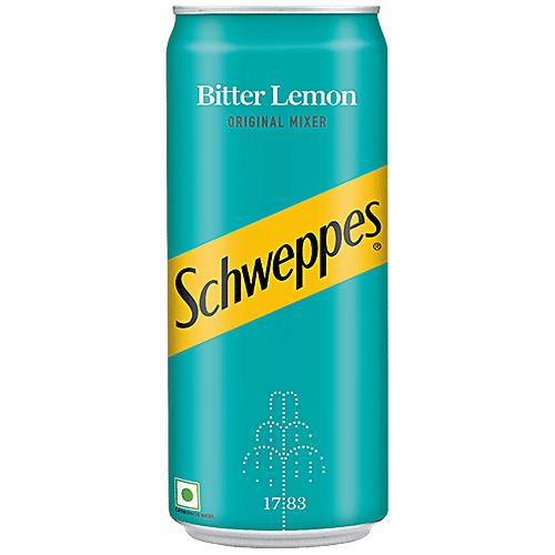 Buy Schweppes Bitter Lemon Original Mixer Carbonated Water With