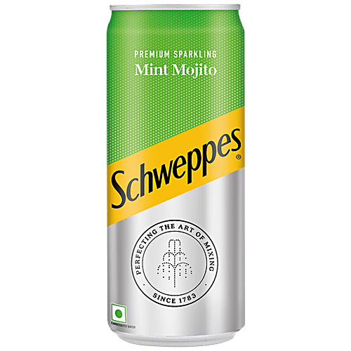 Buy Schweppes Premium Sparkling Mixer Mint Mojito, Carbonated Water