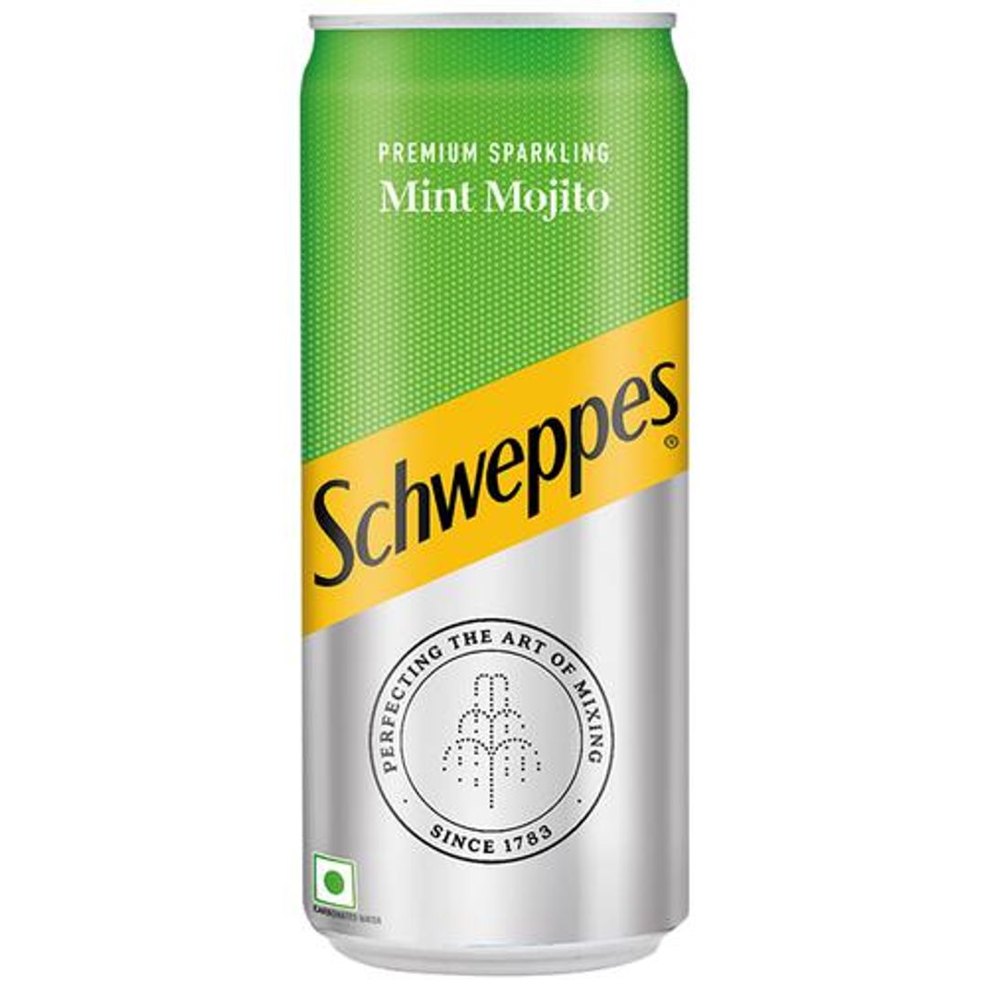 Schweppes Premium Sparkling Mixer - Mint Mojito, Carbonated Water, 300 ml 