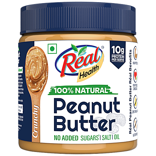 Buy Real Health Peanut Butter 100 Natural, Crunchy Online at Best