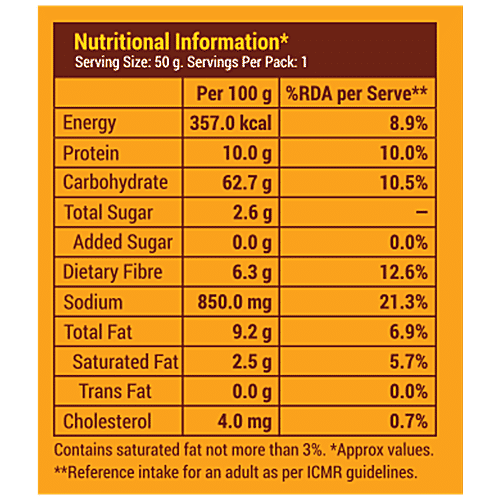 Slurrp Farm Instant Millet Upma - Ghee Masala, Zero Palm Oil, Protein & Fiber Rich, 50 g Pouch