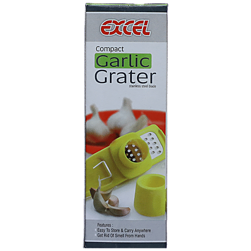 Buy Excel Compact Garlic Grater Stainless Steel Blade Easy To Carry & Store Online at Best
