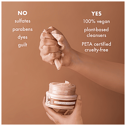 Love Beauty & Planet Luxurious Energizing Body Scrub With Essential Oils - Coffee & Warm Vanilla, No Parabens, 200 ml