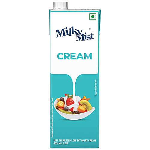 Buy Milky Mist UHT Cream Low Fat Dairy With 25 Milk Fat Online at