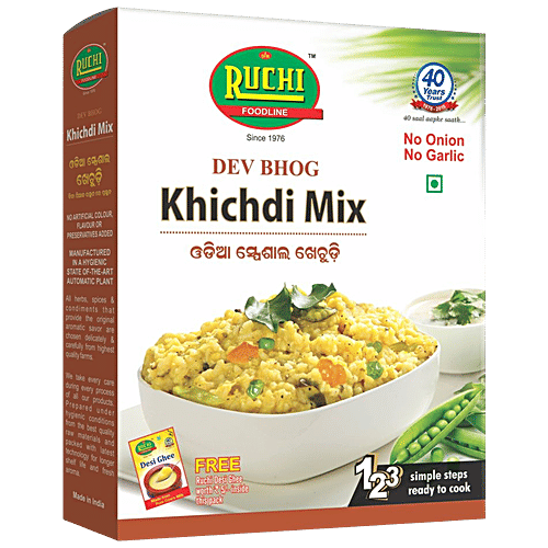 Buy RUCHI Dev Bhog Khichdi Instant Mix No Onion & Garlic Online at